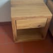 Real wood bedside table / side table / plant stool / handmade stool / bed table - Image 2