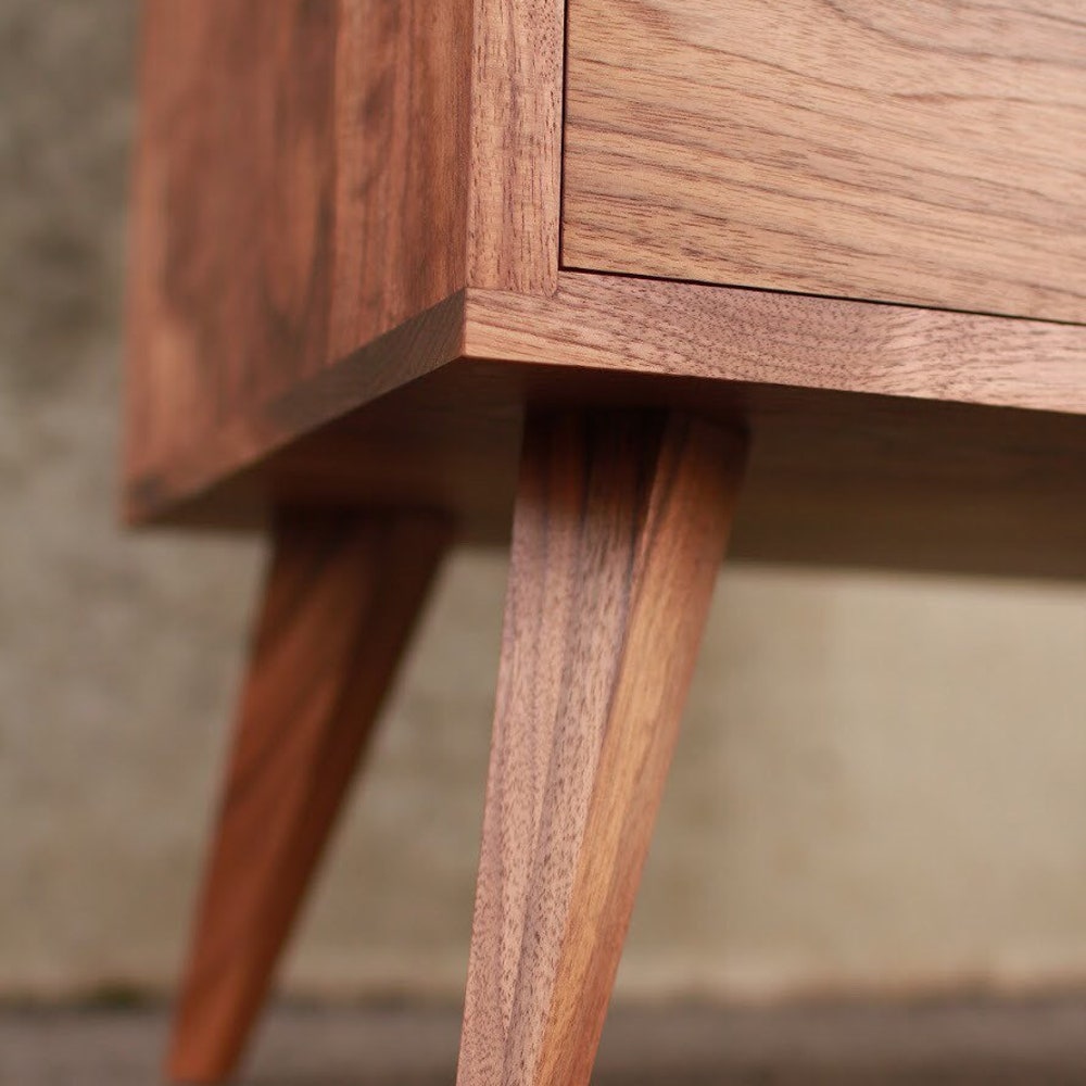 Fullstack Bookcase, Mid-Century Modern Vinyl Storage, Mid Century Bookshelf, Modern LP Shelf (Shown in Walnut) - Image 7