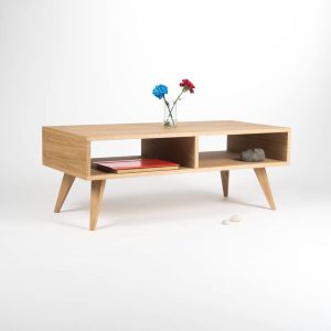 KUUB – TV stand, media console, entertainment center, tv cabinet, mid century modern, made of oak wood