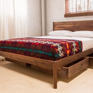 il_1000x1000.1574789607_qu3b.jpg Classic Modern Bed with Storage (Mid Century Danish Modern Style Bed)
