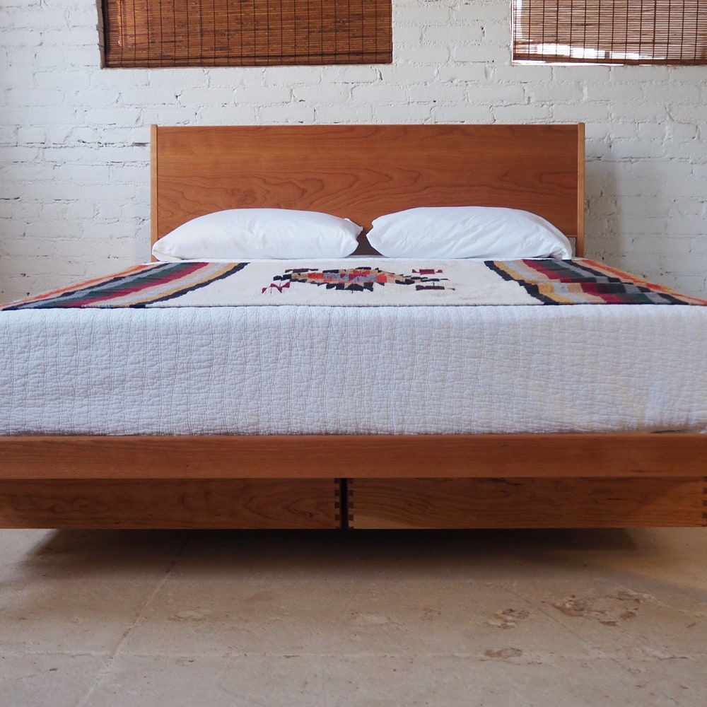Modern Lean Bed (Mid Century Danish Modern Style Bed) - Image 6
