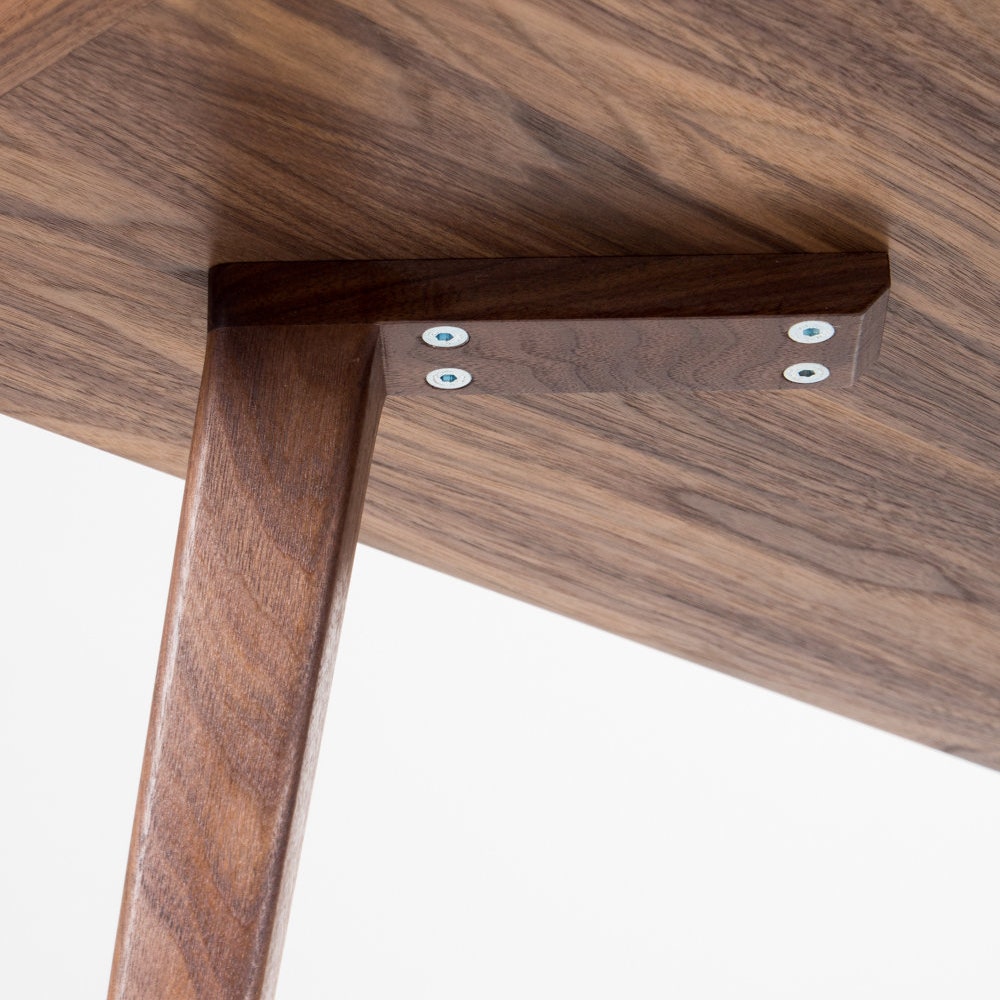 HEIM – Desk for office, mid-century computer desk with two drawers and a recess - Image 9