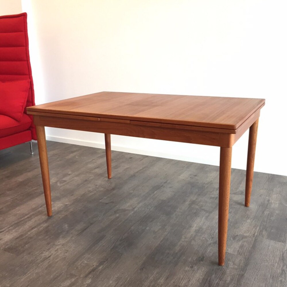 Rare 60s Niels O. Møller J.L. Møller Luxury Teak Dining Table Mid Century Modern Danish Design Table dining table 70s table