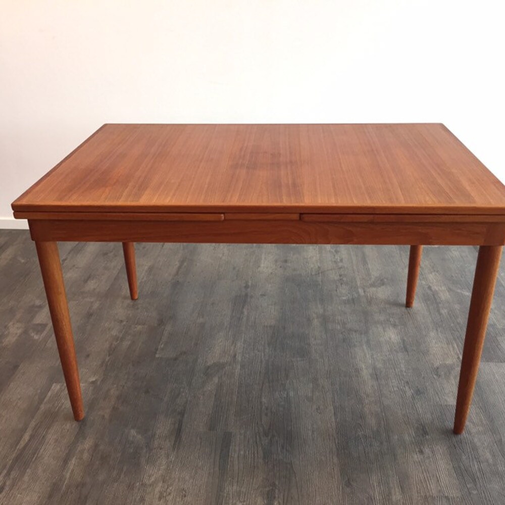 Rare 60s Niels O. Møller J.L. Møller Luxury Teak Dining Table Mid Century Modern Danish Design Table dining table 70s table - Image 4