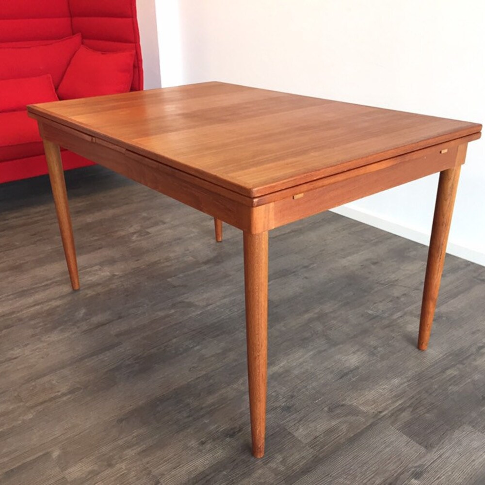 Rare 60s Niels O. Møller J.L. Møller Luxury Teak Dining Table Mid Century Modern Danish Design Table dining table 70s table - Image 6