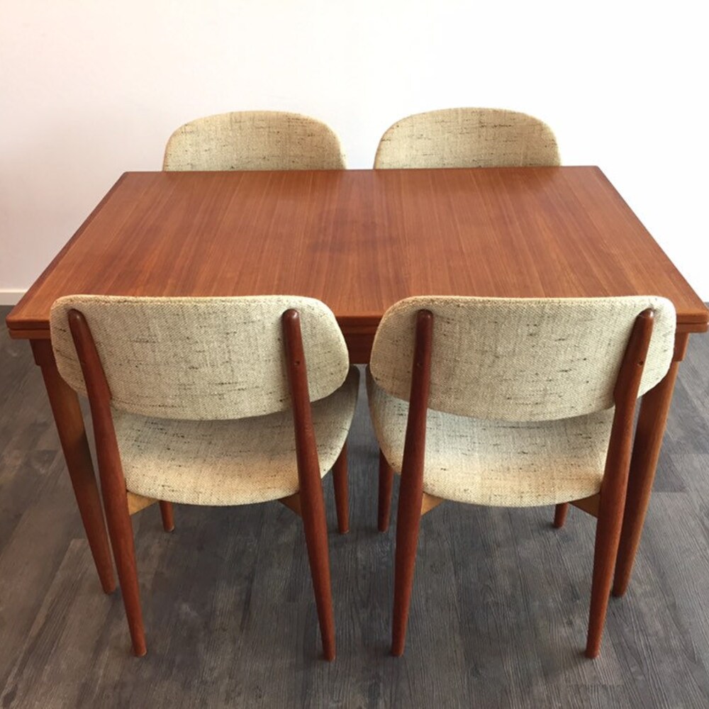 Rare 60s Niels O. Møller J.L. Møller Luxury Teak Dining Table Mid Century Modern Danish Design Table dining table 70s table - Image 10