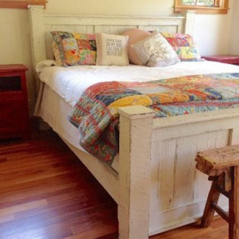 Griffin solid wood bed frame queen size and king size bed - Image 4