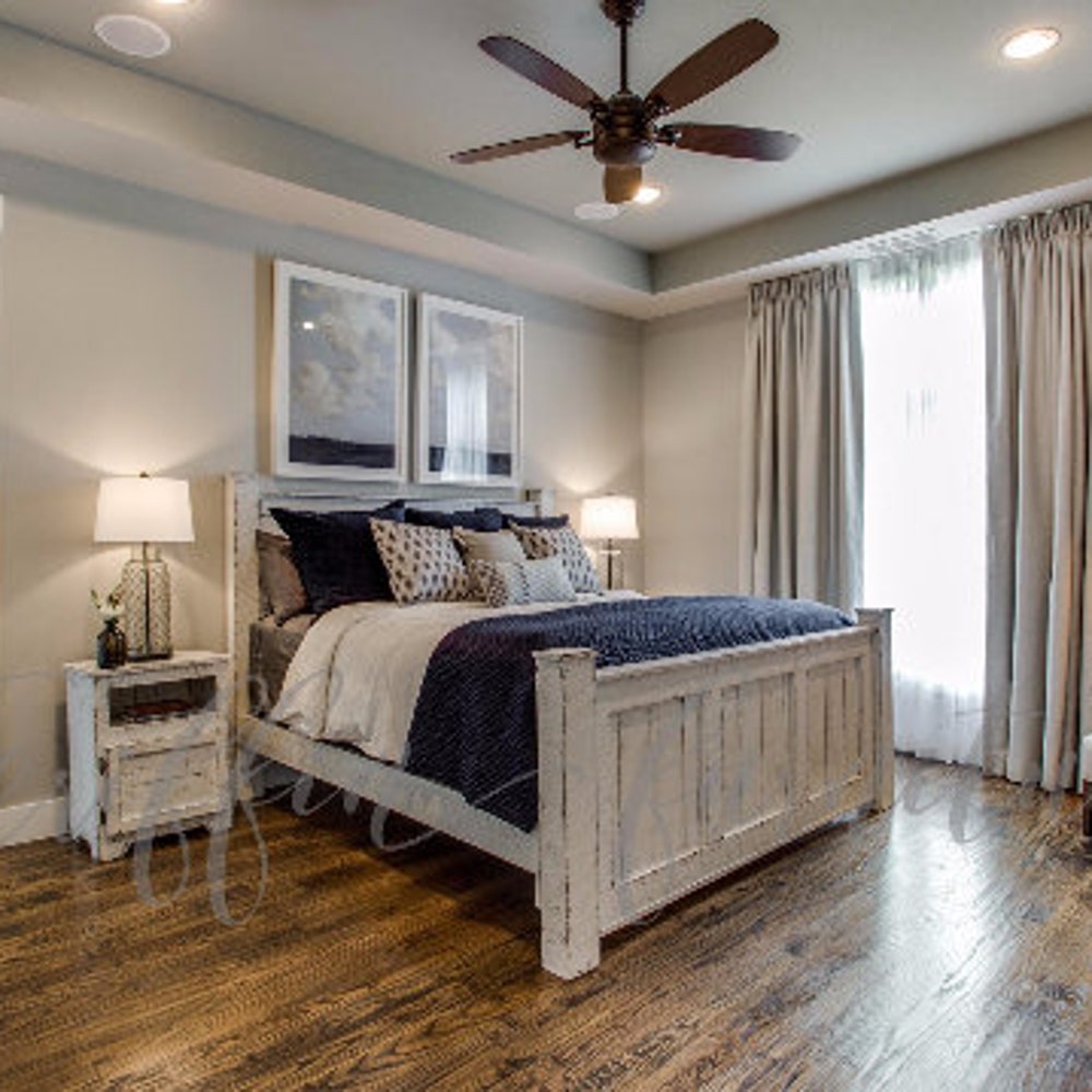 Griffin solid wood bed frame queen size and king size bed - Image 5