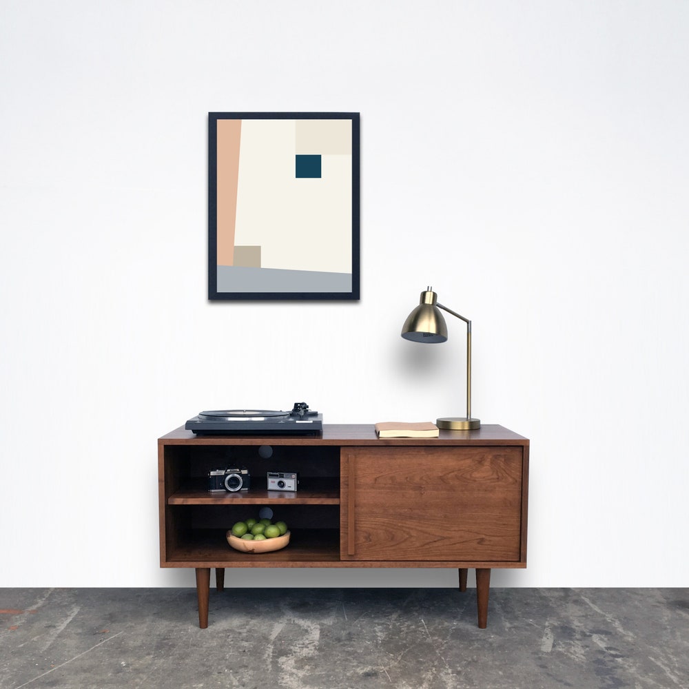 Whitewater Media Console - Solid Cherry - Teak Finish - 45" - In Stock!!! - Image 3