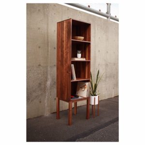 il_1000x1000.1944560078_9yvo.jpg Vaughn Vinyl Tower, Vinyl Storage Bookcase, Media Storage Shelf, Hardwood Vinyl Tower, PNW Made (Shown in Walnut)