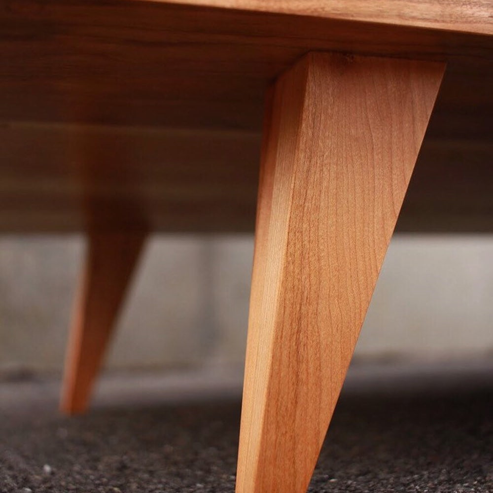 Modern Wardrobe Armoire, Mid Century Armoire, Modern Wardrobe, Solid Hardwood Wardrobe (Shown in Cherry) - Image 5