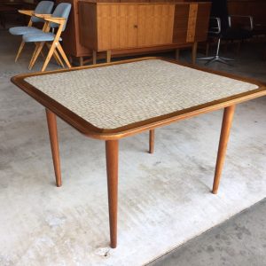 Rare! 50s Berthold Müller Oerlinghausen Era Coffee Table Mid Century coffee table to Teak Sideboard 60s