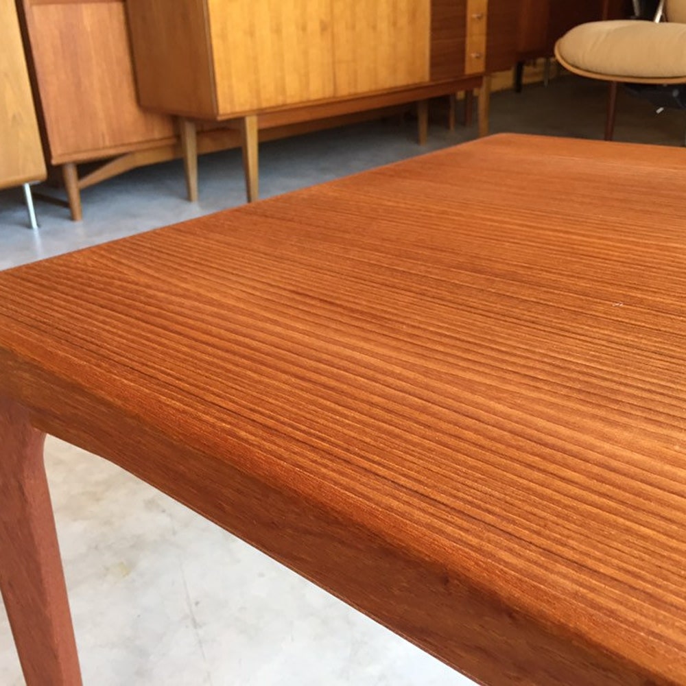 Rare! 60s oak coffee table Henning Kjaernulf vejle støle Mid Century Design Coffee Table Side Table Vintage Coffee Table - Image 3