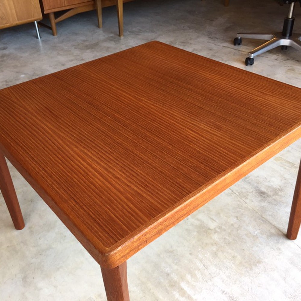 Rare! 60s oak coffee table Henning Kjaernulf vejle støle Mid Century Design Coffee Table Side Table Vintage Coffee Table - Image 4