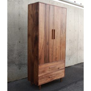 il_1000x1000.2556603579_2l8i.jpg Lenti Armoire, Wood Wardrobe Armoire, Solid Hardwood Armoire, Modern Solid Wood Wardrobe (Shown in Walnut)