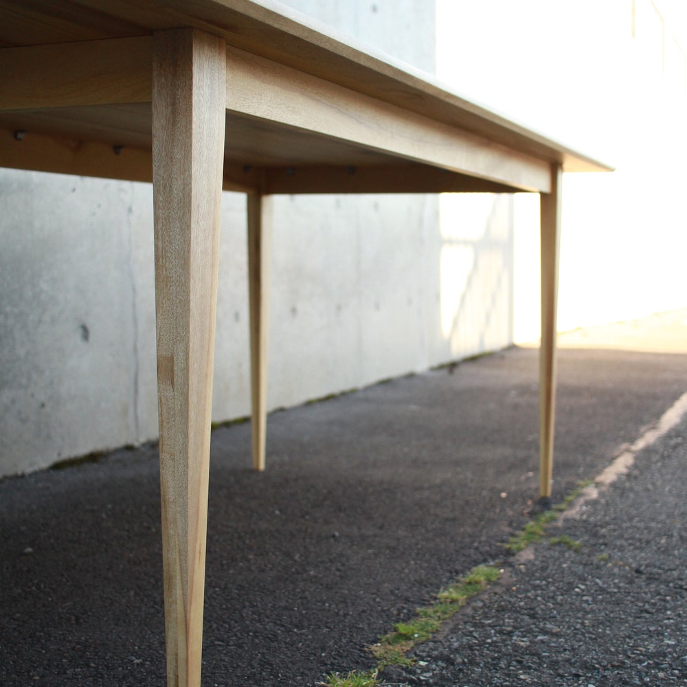 Modern Dining Table, Custom Dining Table, Modern Hardwood Dining Table, Modern Table (Shown in Myrtle) - Image 2