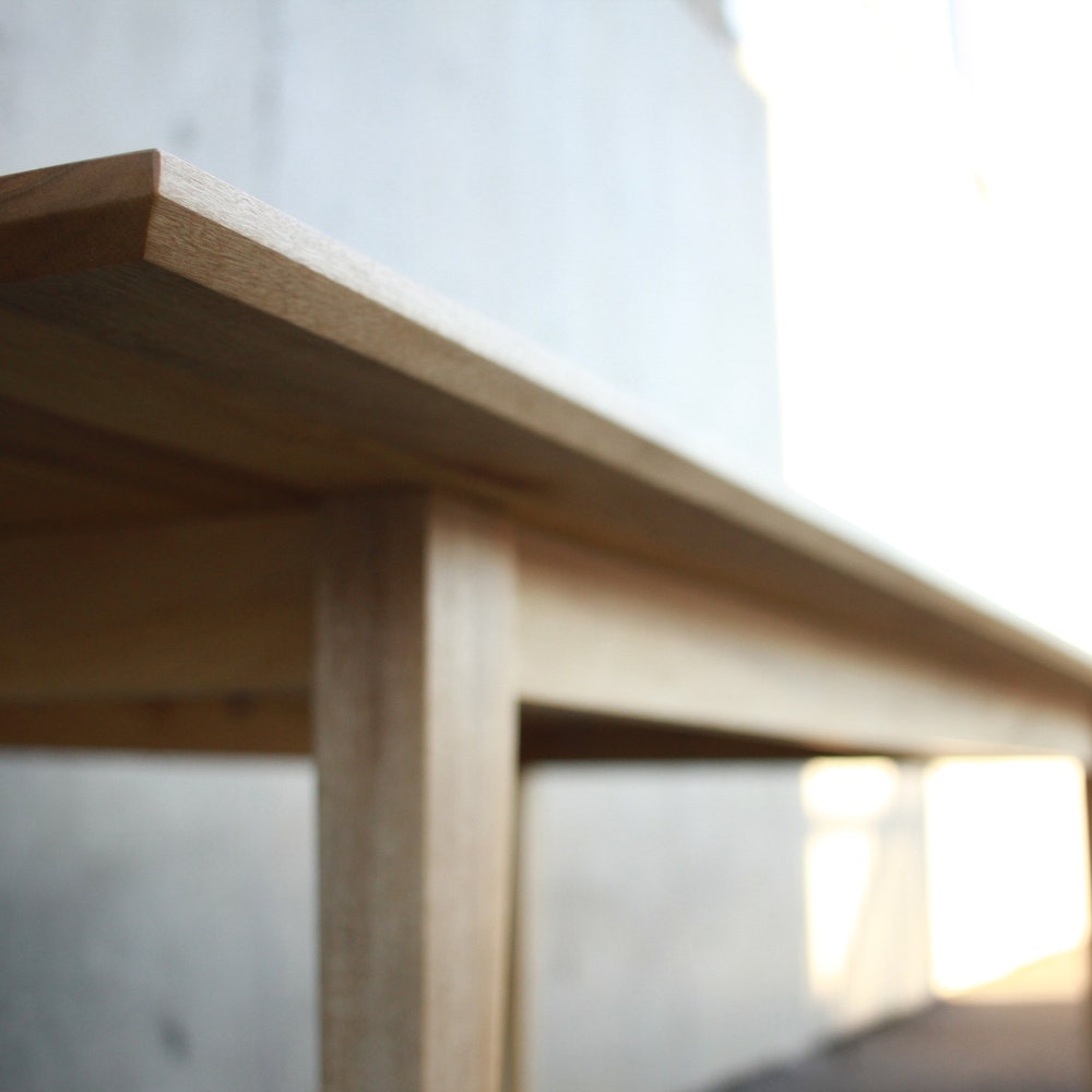 Modern Dining Table, Custom Dining Table, Modern Hardwood Dining Table, Modern Table (Shown in Myrtle) - Image 3