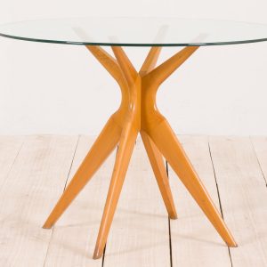 il_1000x1000.2696855786_708e.jpg Italian round glass dining table in the style of Ico Parisi, 50s