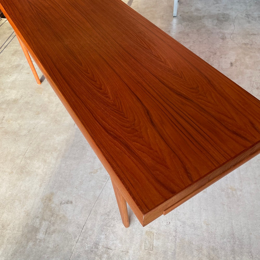 Rare! 60s teak coffee table Johannes Andersen Trioh denmark Mid Century Design Coffee Table Side Table Vintage Coffee Table - Image 6