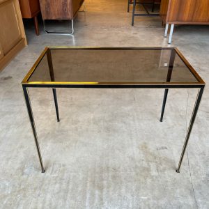Extremely rare 50s 60s golden black side tables coffee table United workshops Bauhaus tables mid century modern