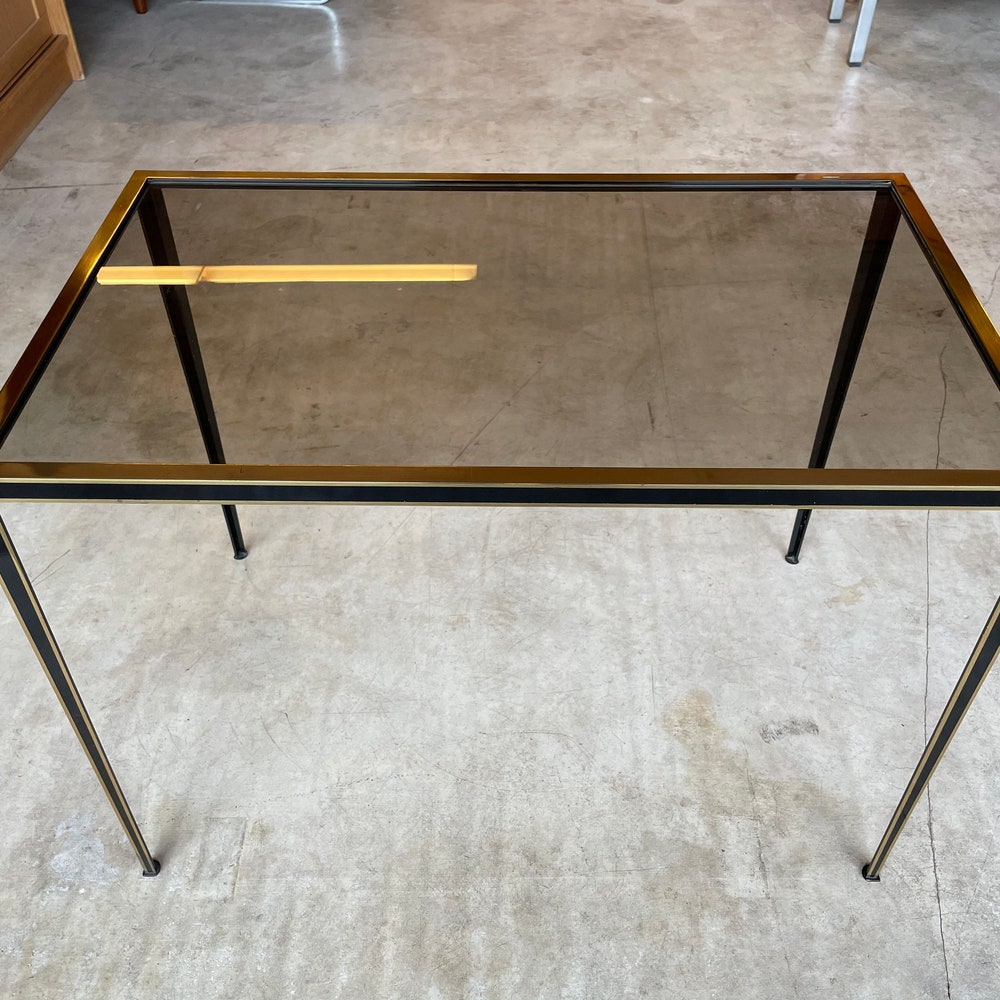 Extremely rare 50s 60s golden black side tables coffee table United workshops Bauhaus tables mid century modern - Image 6