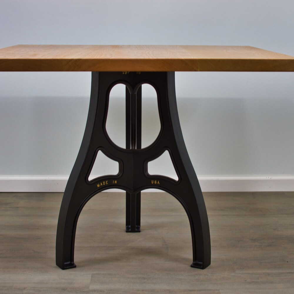 High Top Dining Table, Square Pub Style Table, Counter Height Table, Tall Dining Table, High Dining Table, Pub Height Table, Pedestal - Image 7