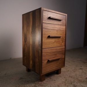 3-Drawer Tower, End Table, Nightstand, Drawer Cabinet, Drawer Storage (Shown in Walnut)