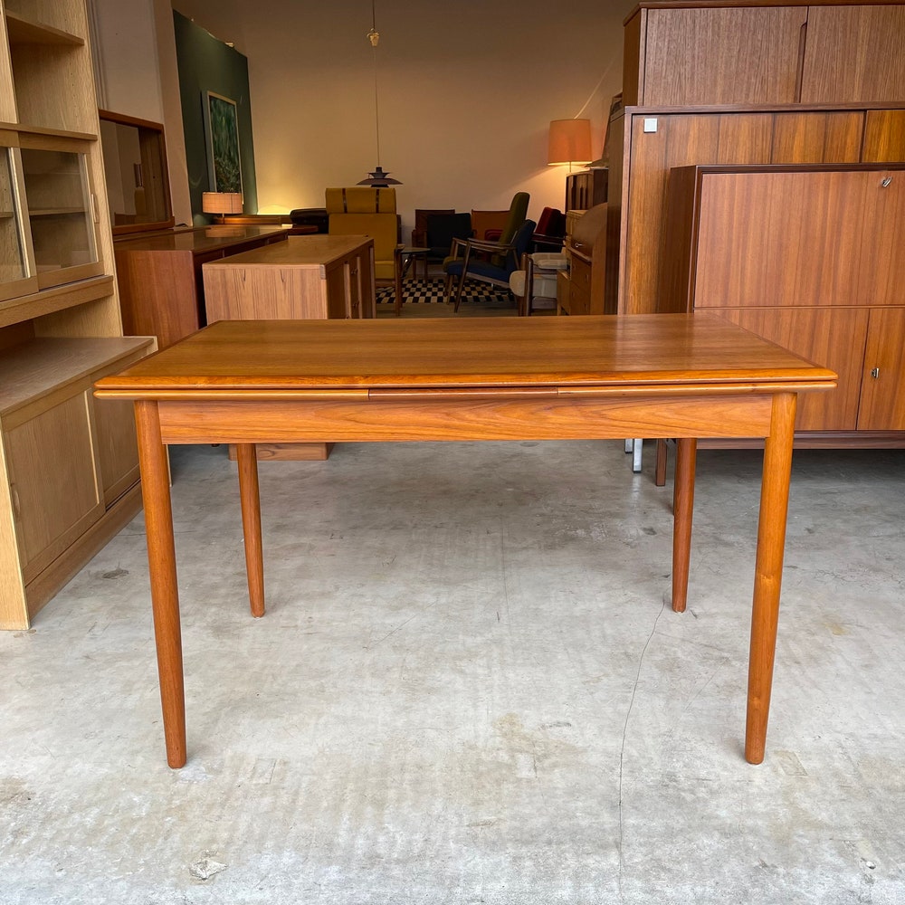 60s Danish modern Teak Dining Table Dining table Mid Century Table Design