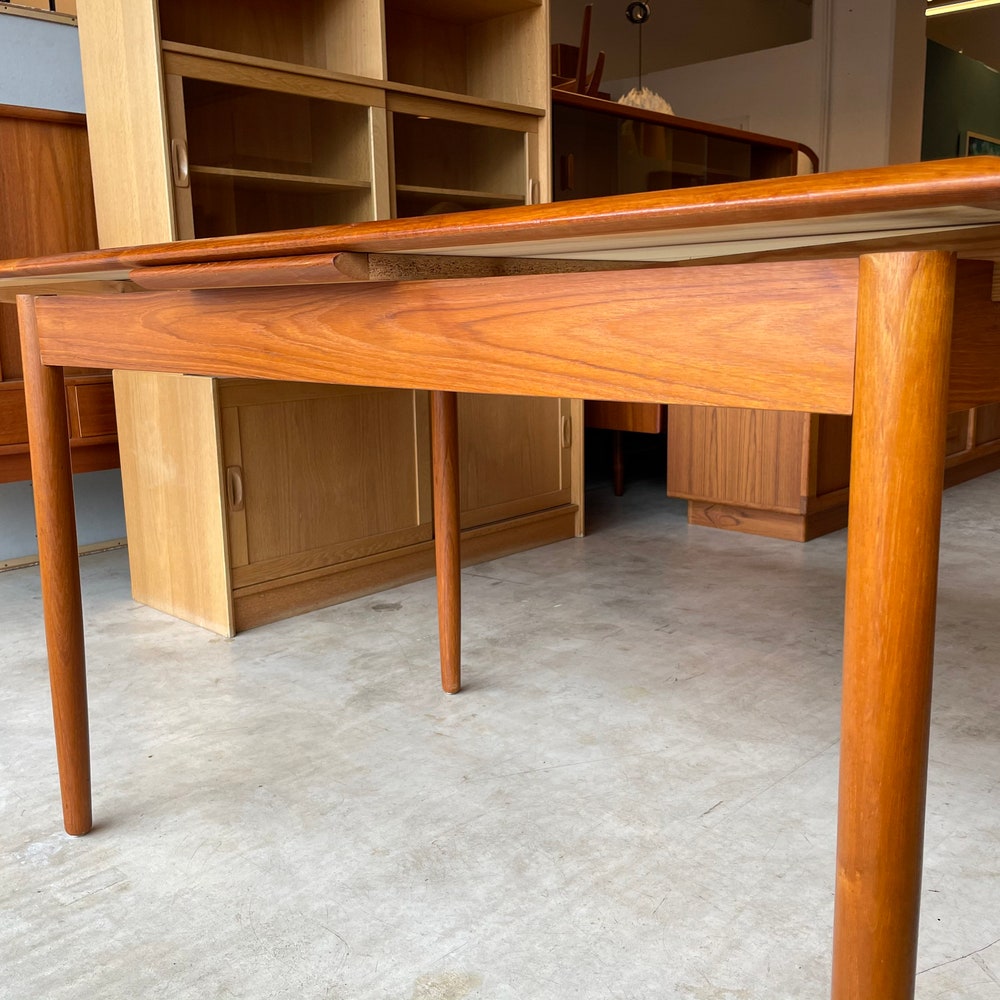 60s Danish modern Teak Dining Table Dining table Mid Century Table Design - Image 6