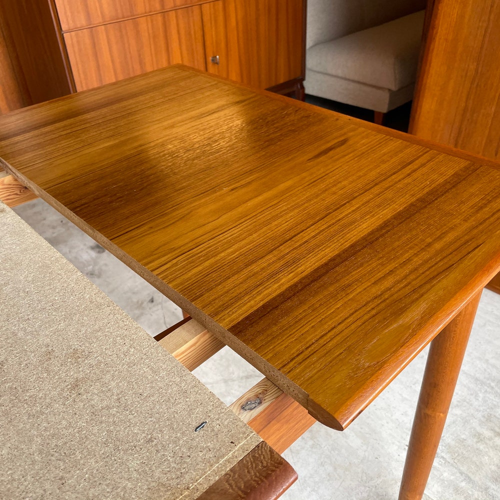 60s Danish modern Teak Dining Table Dining table Mid Century Table Design - Image 10