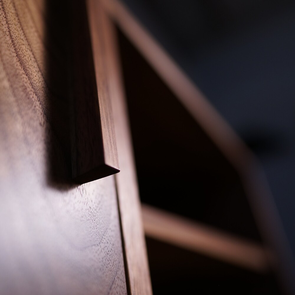 Medina Console, Mid-Century Modern LP Storage, Record Storage Credenza, Vinyl Storage Sideboard (Shown in Walnut) - Image 7