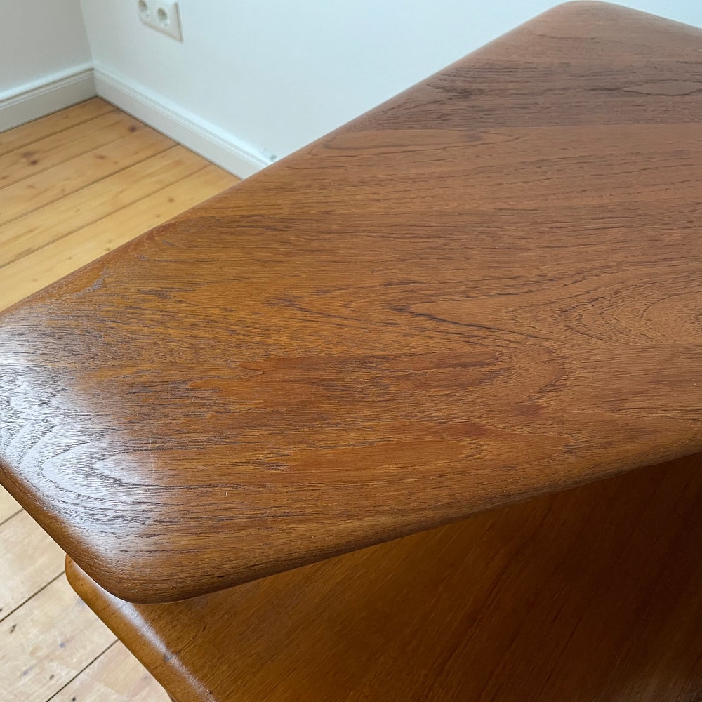 Rare! 60s teak coffee table France & son denmark Hvidt Orla Mid Century Design Coffee Table Side Table Vintage - Image 10
