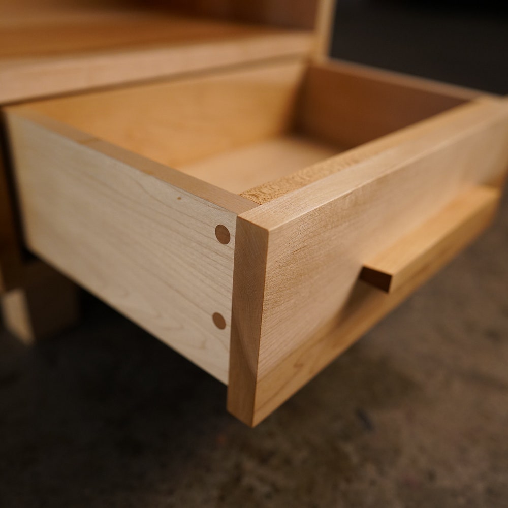 Halfstack Bookcase, 29"H, Modern Storage, Mid-Century Bookcase (Shown in Calico Maple) - Image 7