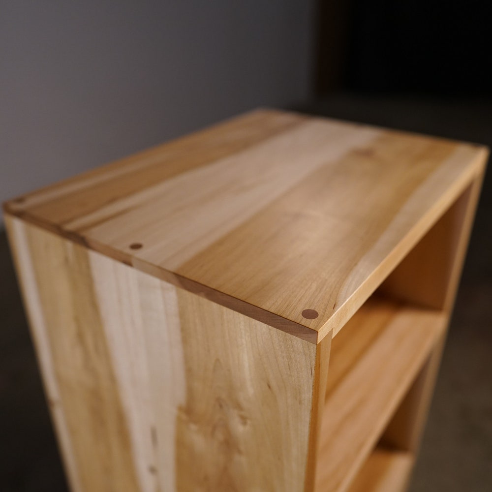 Halfstack Bookcase, 29"H, Modern Storage, Mid-Century Bookcase (Shown in Calico Maple) - Image 4