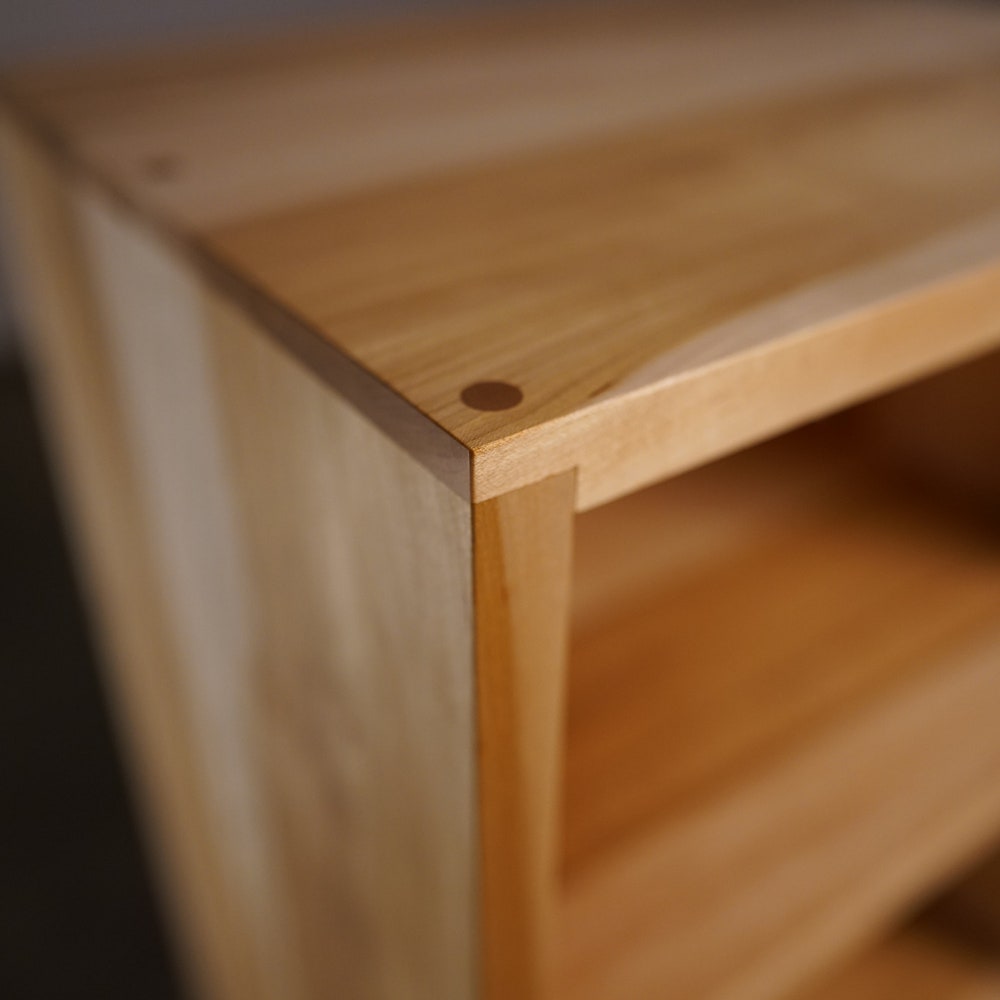 Halfstack Bookcase, 29"H, Modern Storage, Mid-Century Bookcase (Shown in Calico Maple) - Image 5