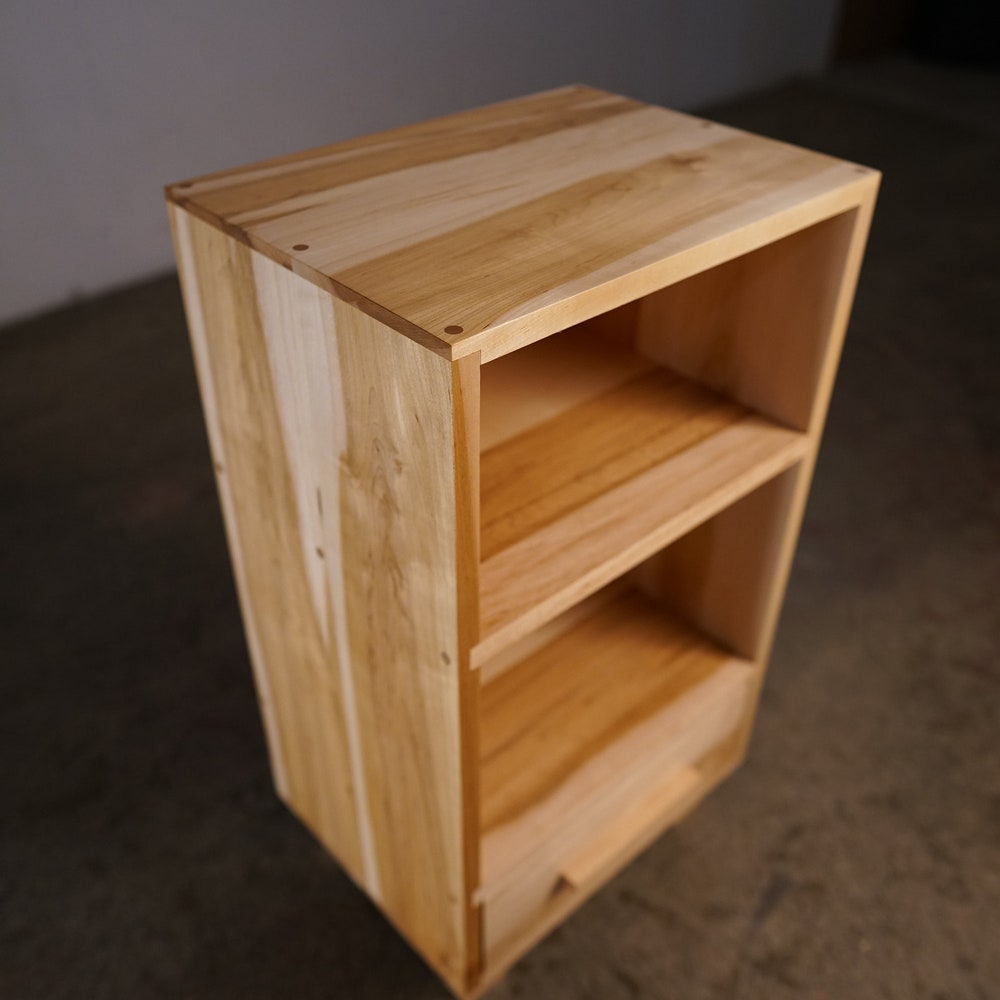 Halfstack Bookcase, 29"H, Modern Storage, Mid-Century Bookcase (Shown in Calico Maple) - Image 3