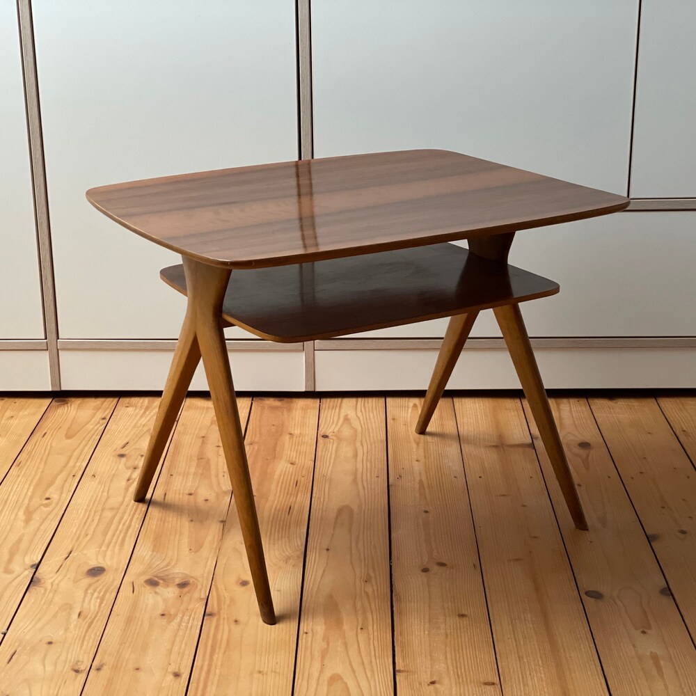 50s Coffee Table Side Table Mid Century Sideboard 60s Walnut Desk