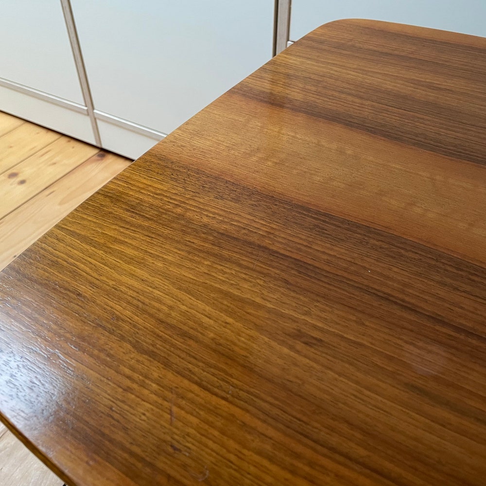 50s Coffee Table Side Table Mid Century Sideboard 60s Walnut Desk - Image 4