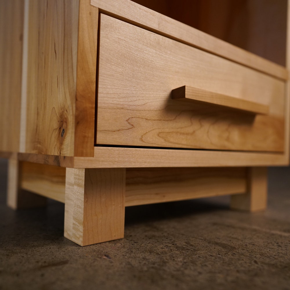 Halfstack Bookcase, 29"H, Modern Storage, Mid-Century Bookcase (Shown in Calico Maple) - Image 6