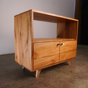 Pike Place Console, Mid-Century Storage, Solid Hardwood Storage Cabinet, Modern Wood Storage (Shown in Madrone)