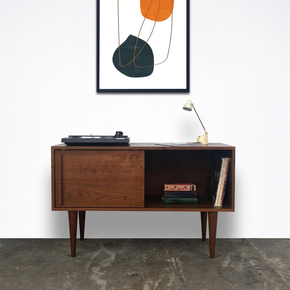 Whitewater Media Console - Solid Cherry - Teak Finish - 45" - In Stock!!!