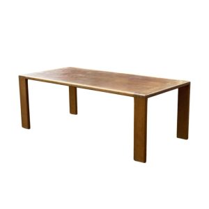 60s XL Asko Bonanza Dark Oak coffee table Mid Century Design Coffee Table Side Table Vintage Coffee Table pajamies