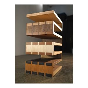 il_1000x1000.4369772173_1gz4.jpg Serpentine End Table, Dovetail Joinery, Furniture Art, Solid Wood End Table, Modern Furniture (Walnut, Cherry, Maple)
