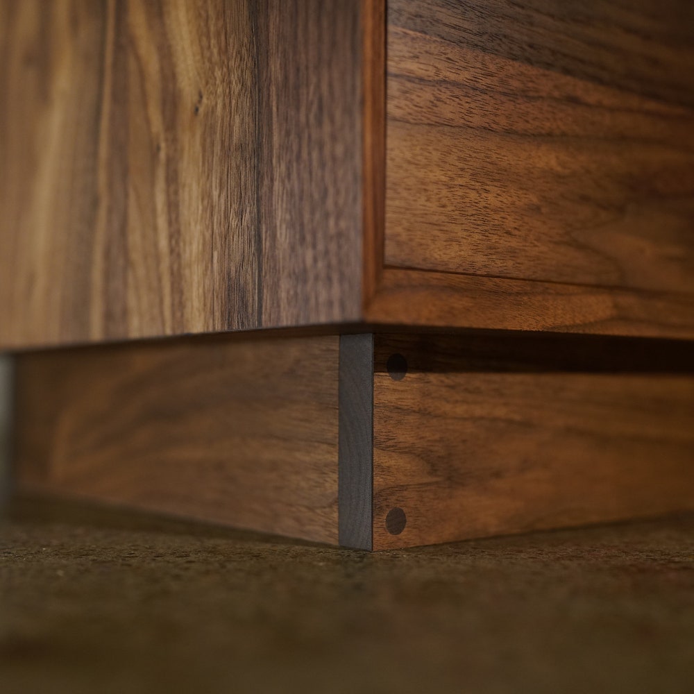 Schultz Dresser, Modern Dresser, Modern Highboy, Mid Century, 4 Drawer Highboy, Solid Hardwood Dresser (Shown in Walnut) - Image 6