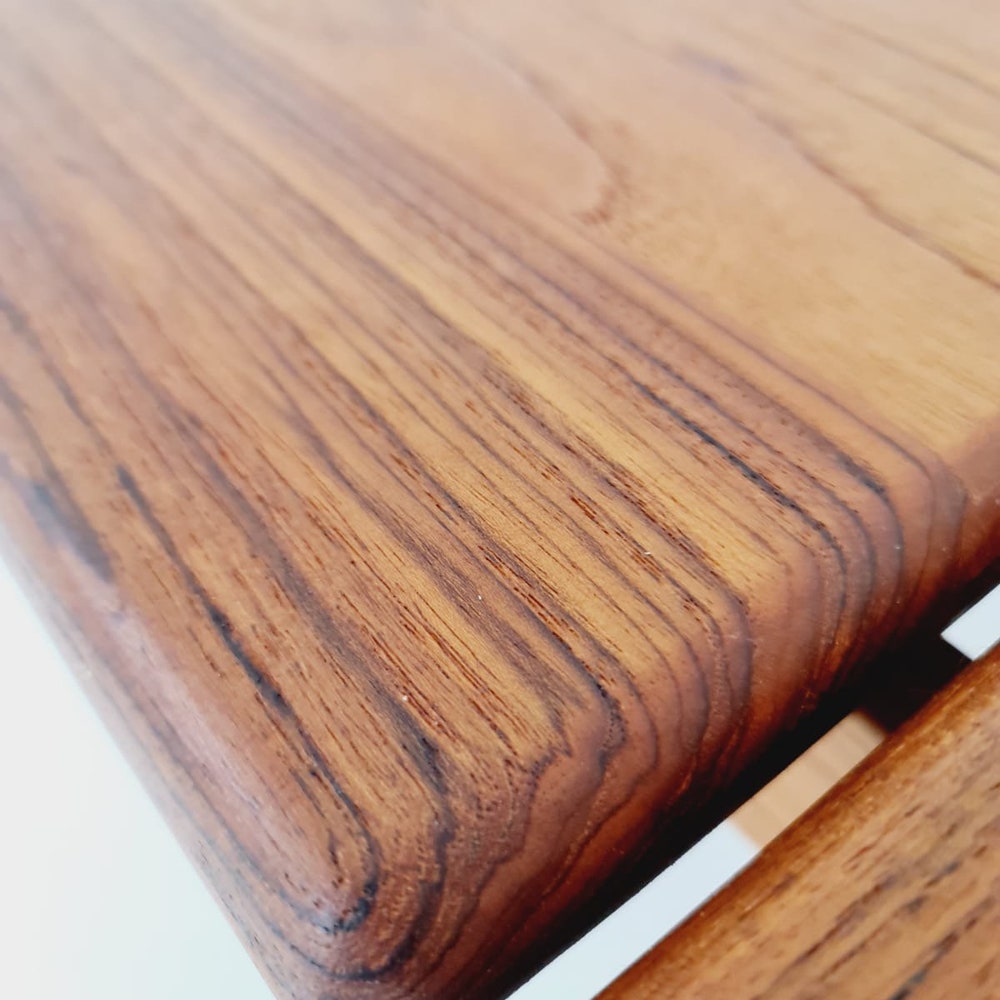 Rare Danish solid teak coffee table by EMC Møbler, 1960s - Image 10