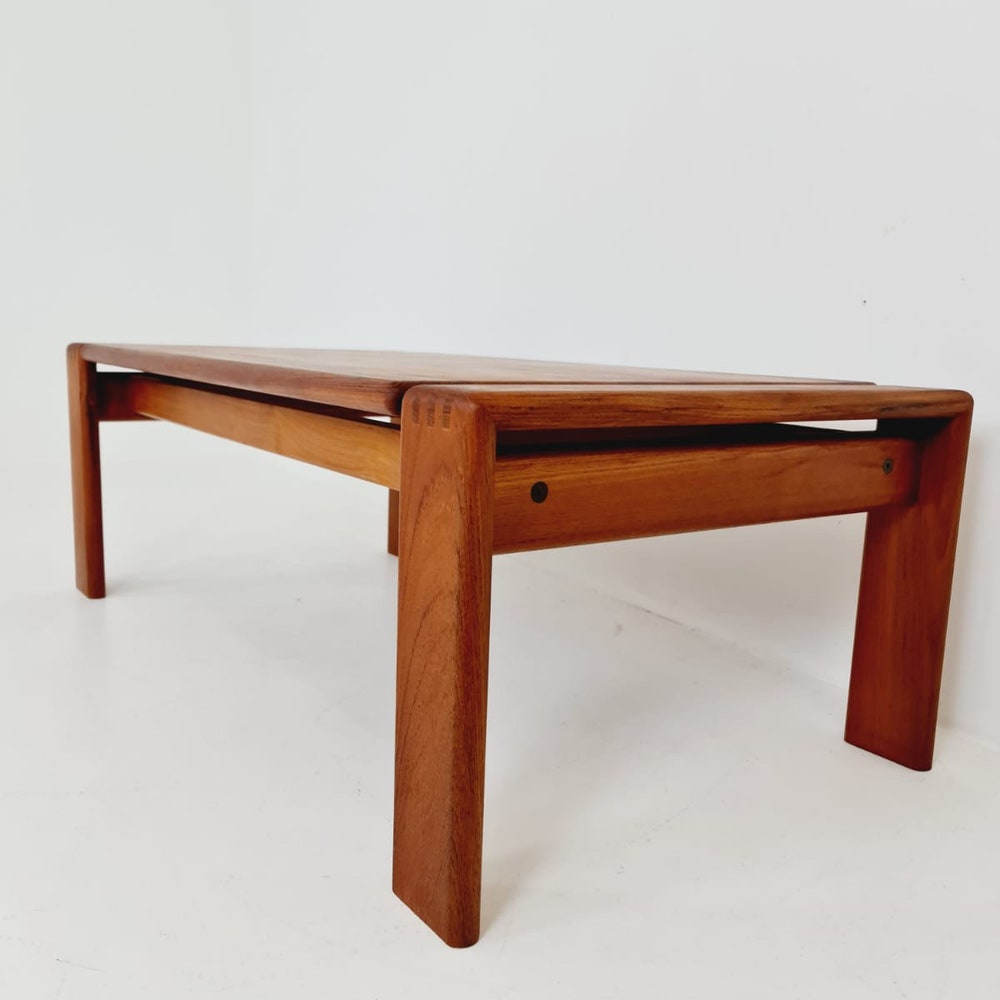 Rare Danish solid teak coffee table by EMC Møbler, 1960s - Image 5