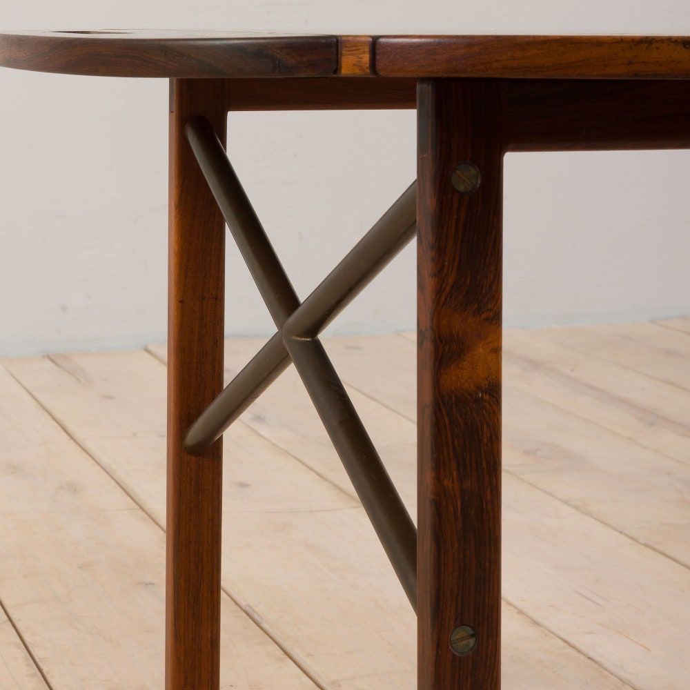 Vintage Rosewood Butler's Tray table by Svend Langkilde, Denmark, 1960s - Image 8