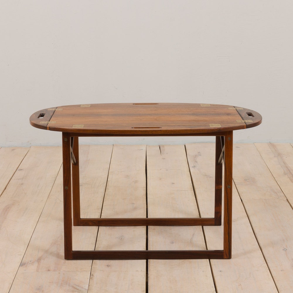 Vintage Rosewood Butler's Tray table by Svend Langkilde, Denmark, 1960s - Image 3