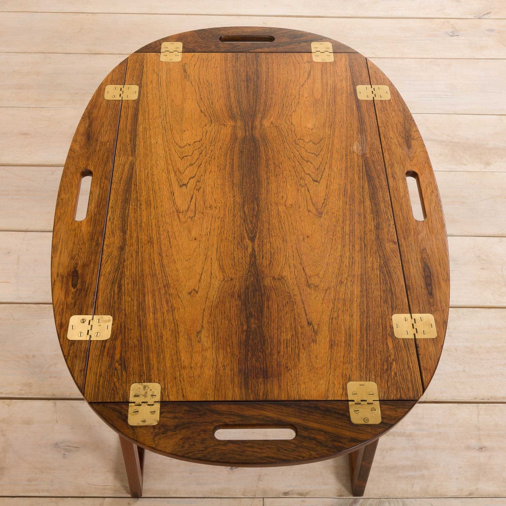 Vintage Rosewood Butler's Tray table by Svend Langkilde, Denmark, 1960s - Image 7