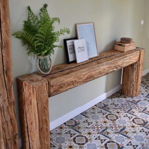 il_1000x1000.4702223996_khw4.jpg Old beam console table unique old wood rustic style table loft organic reclaimed barn wood entryway table solid pine wood MFW design